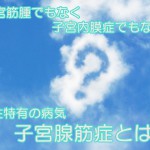 子宮腺筋症ってどんな病気?初期症状や治療方法のまとめ。